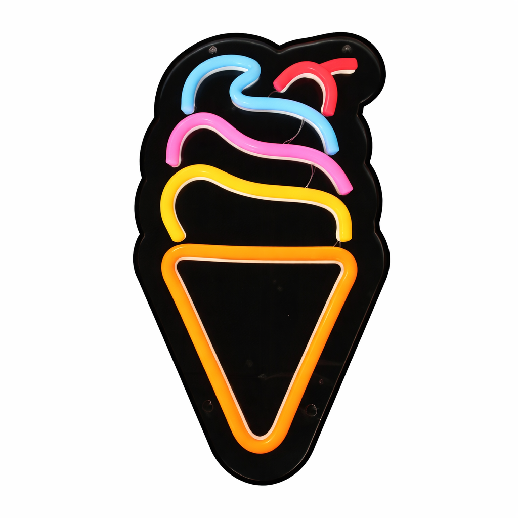 Letrero Helado Neón